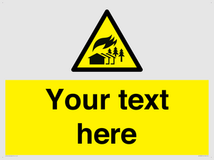 Custom Warning: Large scale fire zone